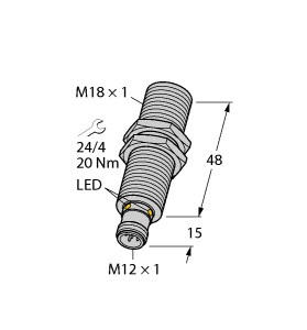 348ub2 超声波传感器 - 直反式传感器